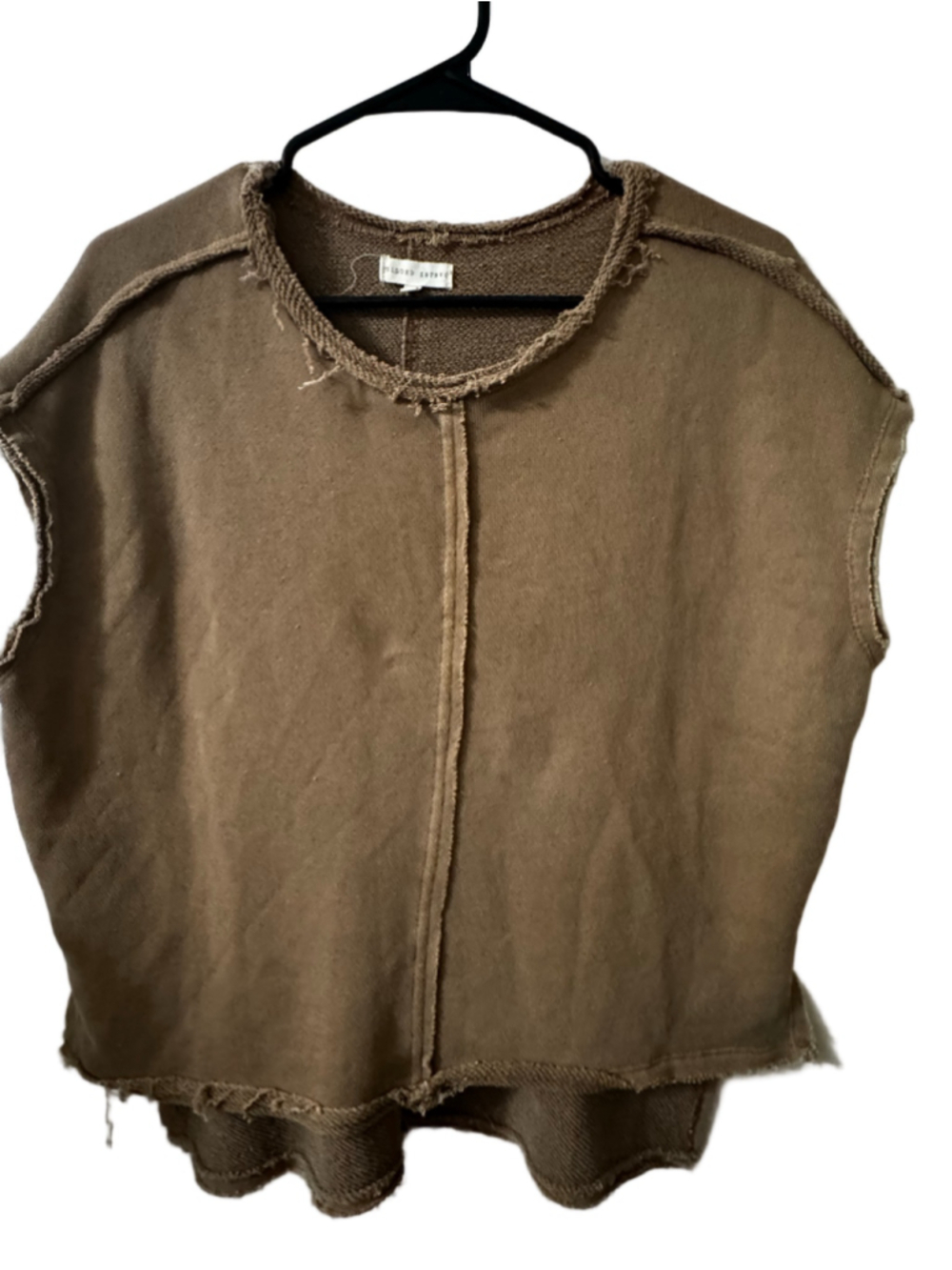 Women's Gilded Intent Brown Muscle Tee Size S